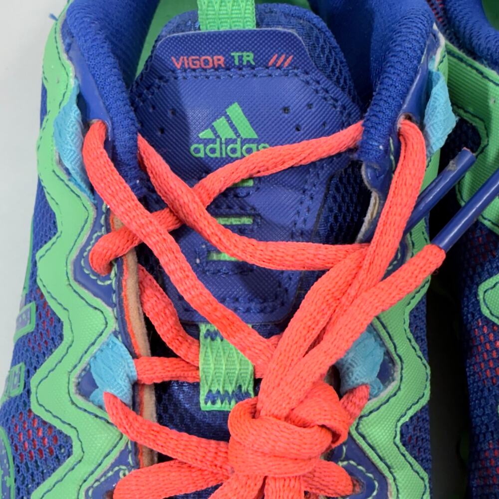 Adidas Vigor TR Cobalt Blue / Green Running Athletic Shoe, Women's Size 8 - Picture 8 of 11